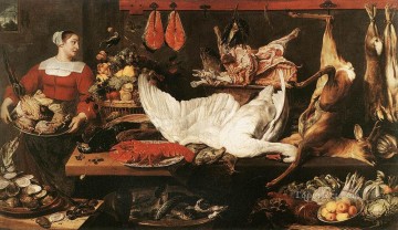 Still life Painting - The Pantry still life Frans Snyders